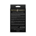 NS NOVELTIES - FETISH  FASHION CLOSED ZIPPERED MOUTH HOOD NYLON BLACK